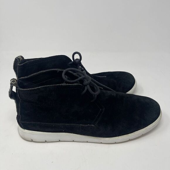 Ugg Men\'s Dustin Suede Leather Lace-Up Black Chukka Boots Size 9 main image 7